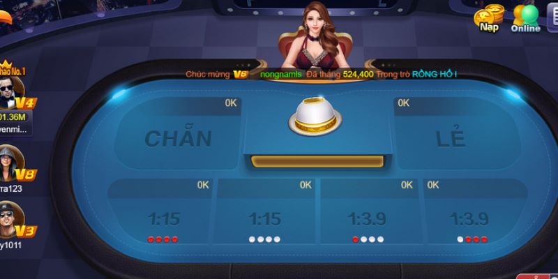 Xóc đĩa trực tuyến là phiên bản nâng cấp của trò chơi truyền thống 