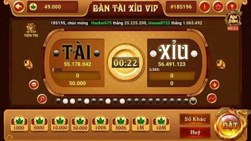 Tựa game tài xỉu hấp dẫn lôi cuốn